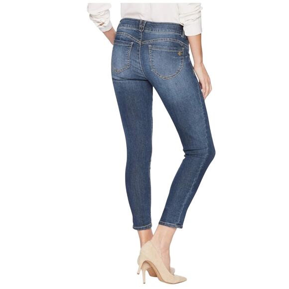 Democracy Ab Solution Classic Blue Women's Crop Jeans Size 12 - Picture 8 of 8